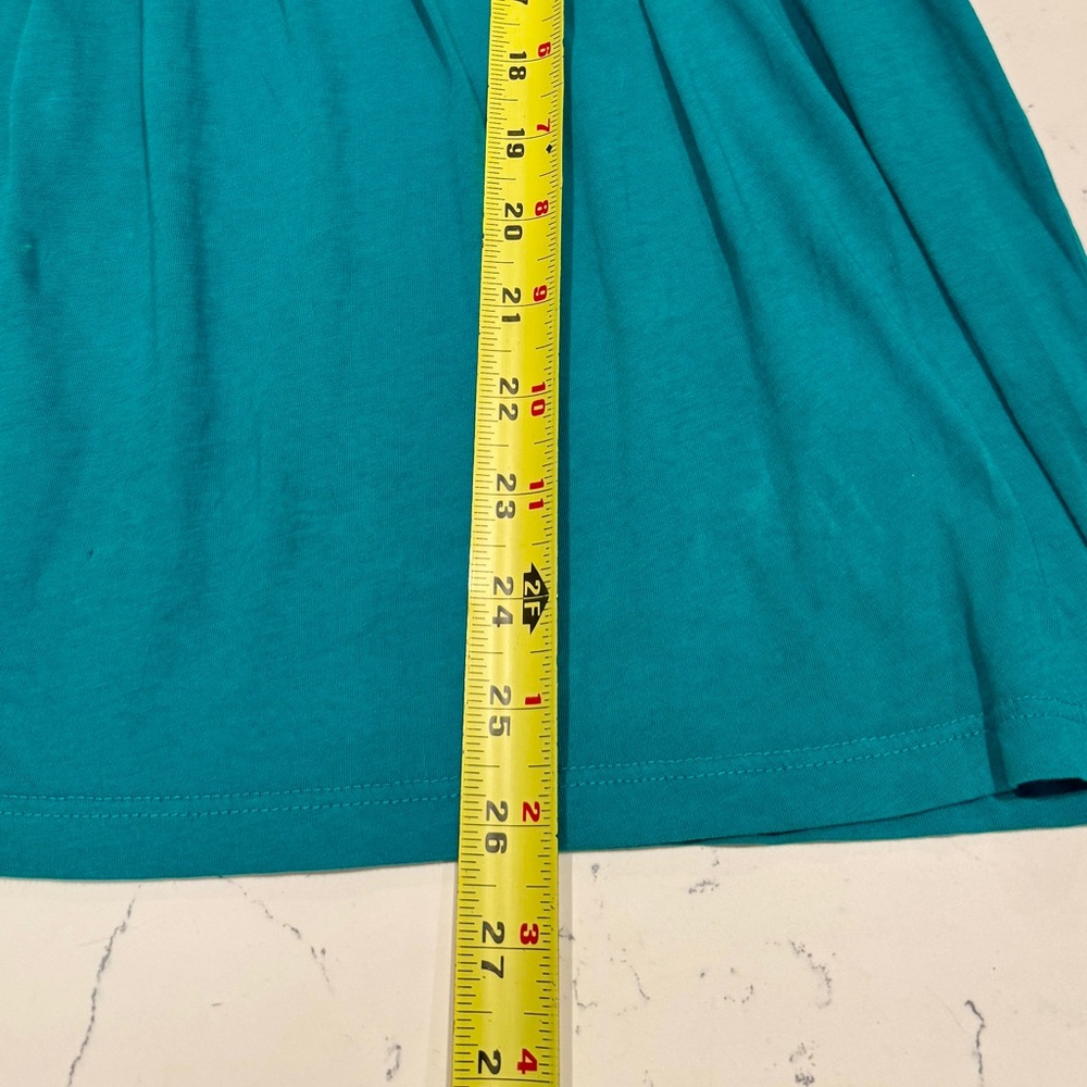 Ann Taylor LOFT Turquoise Blouse with Lace and Flutter Sleeves Women’s Size XL - Picture 14 of 14